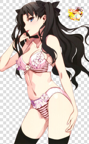 Tohsaka Rin Hentai Underwear  HD Png Download