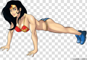 Wonder Woman Dc Comics   Wonder Woman Dc Muscle  HD Png Download