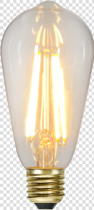 Led Lamp E27 St64 Soft Glow 3 step   Edison Led Light Bulb  HD Png Download