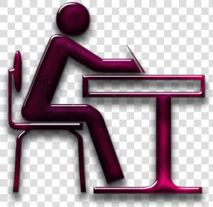 Student Sitting At Desk Icon   Online Quran Teaching Png File  Transparent Png