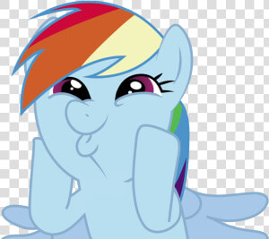 Excited Rainbow Dash  HD Png Download