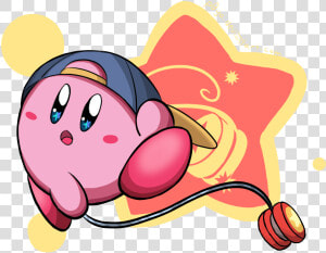 Yo yo Kirby By P0yo   Kirby Yo Yo Art  HD Png Download