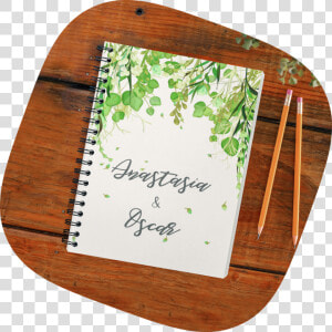 Custom Wedding Notebook   Plank  HD Png Download