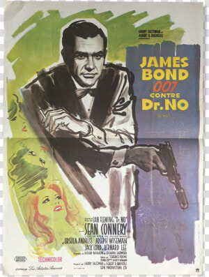 Affiche Cinéma James Bond Contre Dr   Dr No French Poster  HD Png Download