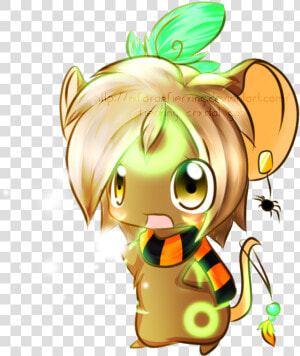 Commission Chibi Ninetail Fox By Nifaranfierying D4jj313   Cartoon  HD Png Download