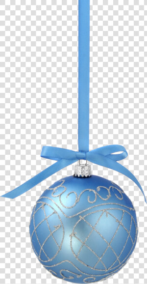 Christmas Ball Toy Png Image   Blue Christmas Ribbon Png  Transparent Png