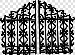 Heaven Clipart Golden Gates   Iron Railing Png  Transparent Png