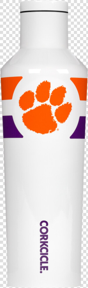 Clemson Gym Stripe 16oz   Bottle  HD Png Download