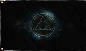 Deathly Hallows Wall Flag   Flag  HD Png Download