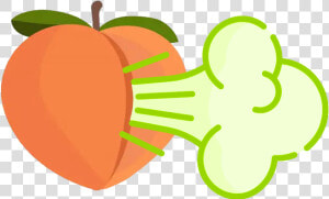 Fart Peach Discord Emoji   Fart Emoji Discord  HD Png Download