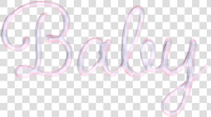 Word Art  Baby  Glass  Transparent  Word  Illuminated  HD Png Download