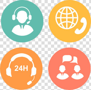 Main icons   Crm Call Center Icon  HD Png Download