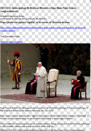 Pope Speaks  HD Png Download