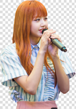  blackpink Lisa  blackpink  blackpink Lisa В Эру As   Lisa De Blackpink Con Micrófono  HD Png Download