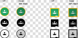 Example Of Hover States   Circle  HD Png Download