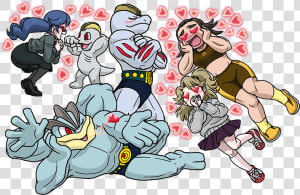 Machamp Girls  HD Png Download