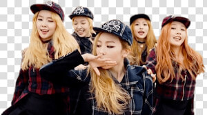 Red Velvet Wearing Caps   Girl  HD Png Download