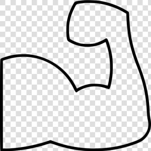 Bodybuilding   Line Art  HD Png Download