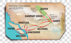 Map 2019 Widget   Best Of West Canada Road Trip  HD Png Download