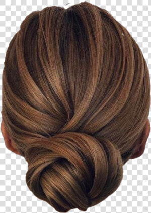 Hair Bun Prom Brown Girl Freetoedit   Hairstyle  HD Png Download