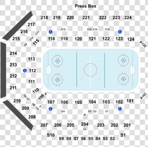 Bmo Harris Bank Center Sec 212 Row Aa  HD Png Download