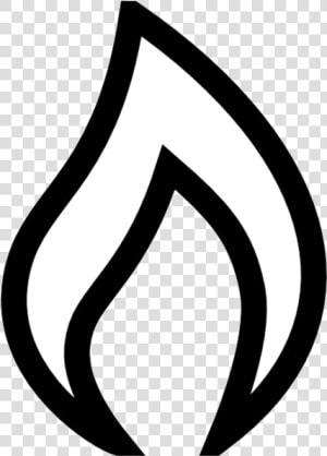 Flame Clipart Simple Natural Gas Black And White Free   Natural Gas Clipart  HD Png Download