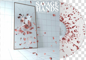 The Truth In Your Eyes’ Clear W  Red Splatter Vinyl   Savage Hands Memory  HD Png Download
