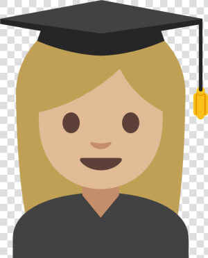 File U F Fc   Emoji De Graduacion  HD Png Download