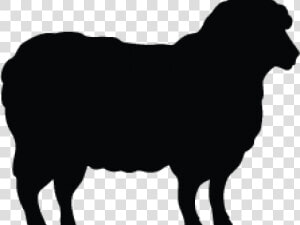 Lamb Clipart Silhouette   Sheep Silhouette  HD Png Download