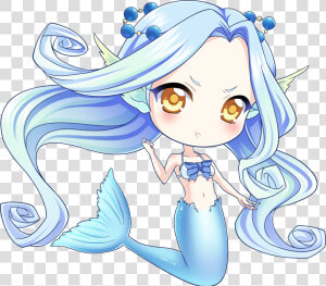 Preview   Mermaid In Cartoon  HD Png Download