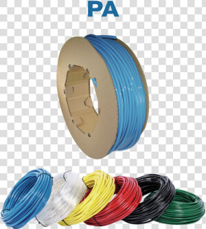 Polyamide Tubing In 1000 Meter Reel Title Polyamide   Tuyau Dair Comprimé Polyuréthane  HD Png Download