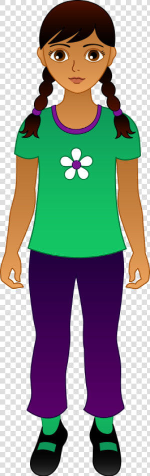 Mexican Girl Picture   Hispanic Girl Clipart  HD Png Download