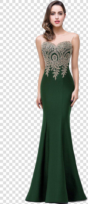 Evening Dresses Png Photo Background   Elegant Black Long Gown Design  Transparent Png