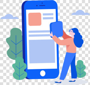 Mobile App Development Services   Mobile App Illustration Png  Transparent Png