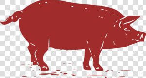 Wildlife livestock ox   Pig Graphic  HD Png Download