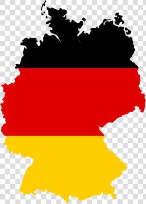 Flag Of Germany Flag Vector Graphics Flagpole Stock   Small Germany Outline Map  HD Png Download