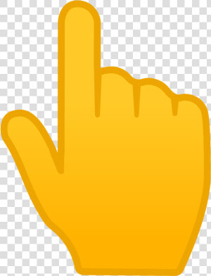 Backhand Index Pointing Up Icon   Dedo Señalando Hacia Arriba  HD Png Download