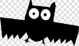 Owl bat silhouette   Nickelodeon Bat  HD Png Download