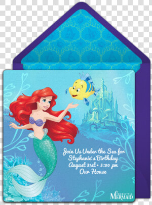 Ariel And Flounder  HD Png Download