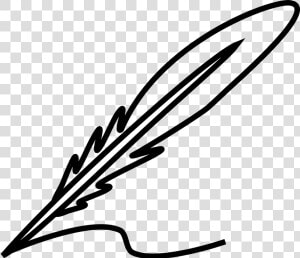 Nib  Pen Nib  Ink Pen  Quill  Feather  Fountain Pen   Ink Pen Black And White  HD Png Download