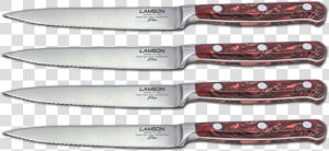 Steak Knives Serrated  HD Png Download