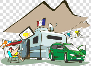 Clip Art Touring Caravan  HD Png Download