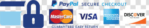 Safe Checkout Badges Paypal  HD Png Download