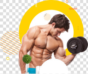 Dumbbell Clipart Male Fitness   Bodybuilding Png  Transparent Png