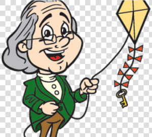 Ben Franklin Clipart   Cartoon Benjamin Franklin Drawing  HD Png Download