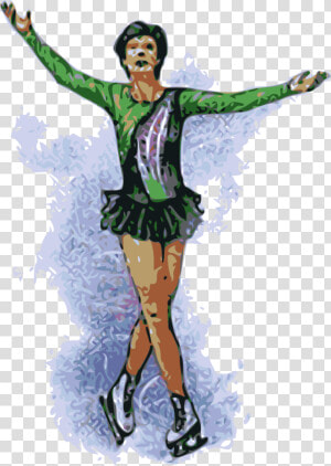 Figure Skating Woman Clip Arts   Ice Skating  HD Png Download