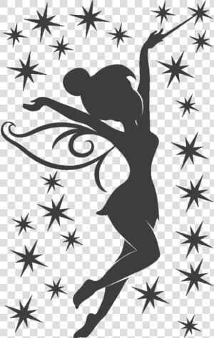 Tinker Bell Peter Pan Silhouette Clip Art Image   Tinkerbell Silhouette  HD Png Download