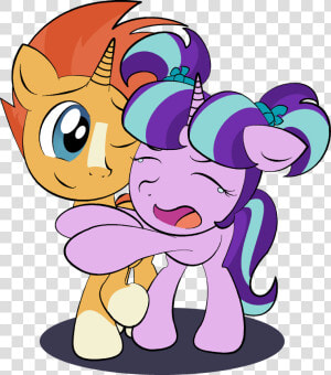 6e9l0gn   Sunburst And Starlight Glimmer Filly  HD Png Download