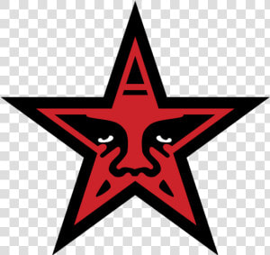 Shepard Fairey Obey Star  HD Png Download