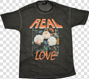 Y amp f Black grey T shirt   Real Love Hillsong T Shirt  HD Png Download
